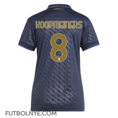Camiseta Juventus Teun Koopmeiners #8 Tercera Equipación para mujer 2024-25 manga corta Camiseta Juventus Teun Koopmeiners #8 Tercera Equipación para mujer 2024-25 manga corta